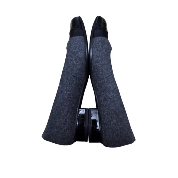 Clarks Juliet Monte Black Gray & Black Patent Leather Casual Pumps 8.5 - Picture 9 of 11